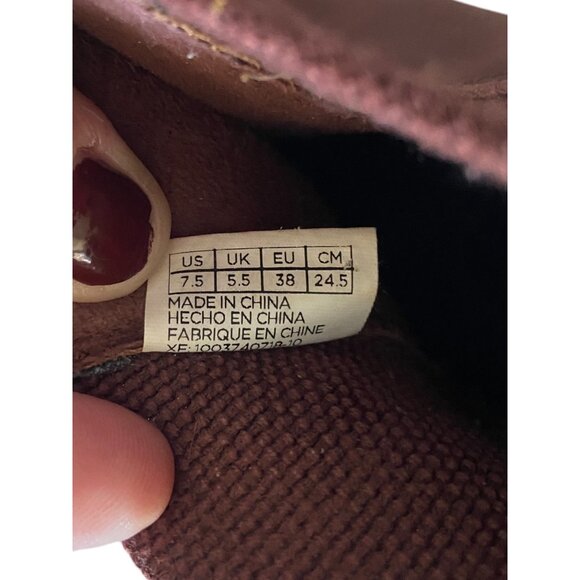 Toms Esme Leather Chelsea Boots Burnt Henna Size 7.5 - Picture 9 of 13